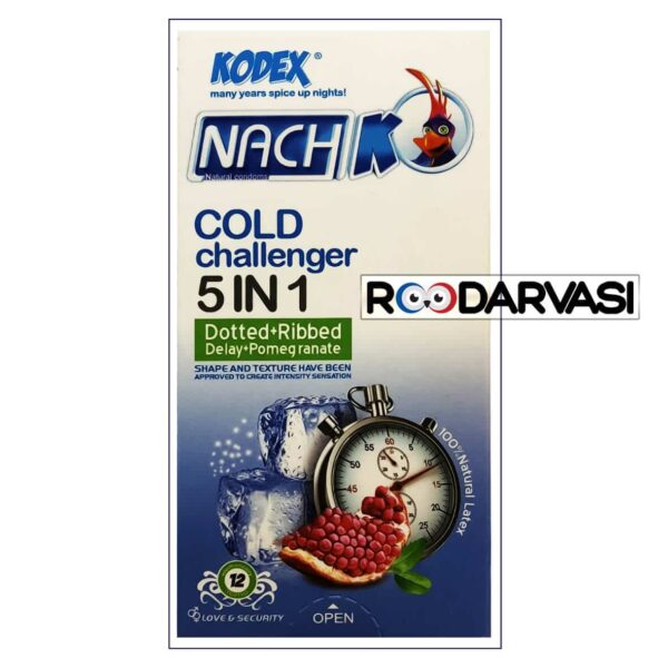 کاندوم رقیب سرد 5در1 ناچ کدکس Nach Kodex COLD Challenger 5IN1