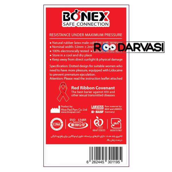 کاندوم نهایت تاخیر بونکس Bonex Max Delay