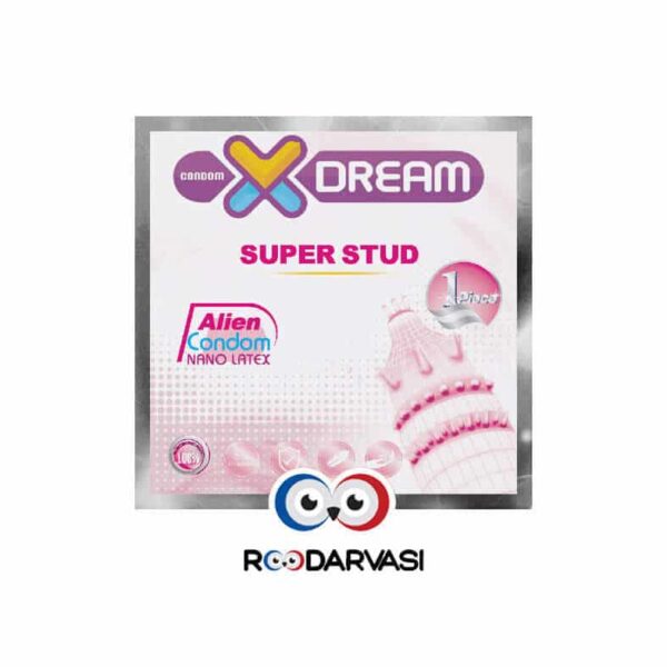 کاندوم فضایی دکمه دار ایکس دریم XDream Super Stud